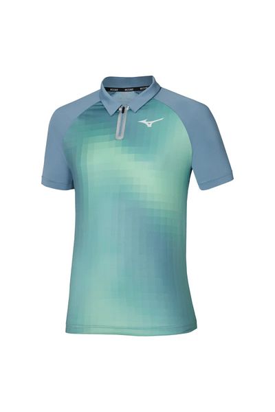 MIZUNO Ανδρικό μπλουζάκι Frontier Shadow Polo πράσινο