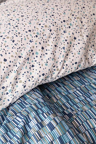 Apricitas HOME Double Leros Indigo Pique Set