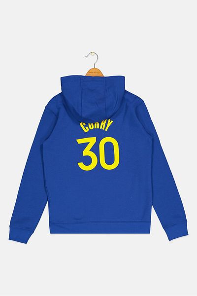 Nike X Nba Kids Boy Golden State Warriors Basketball Hoodie, Blue