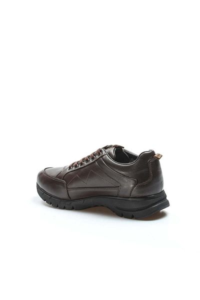 FAST STEP Ανδρικά παπούτσια casual από γνήσιο δέρμα και γούνα 723kma2021