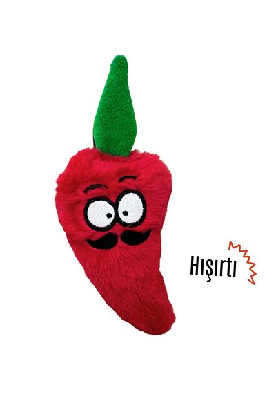 Miyav Plush Pepper Cat Toy Catnip, Rustling Sound Cat Toy
