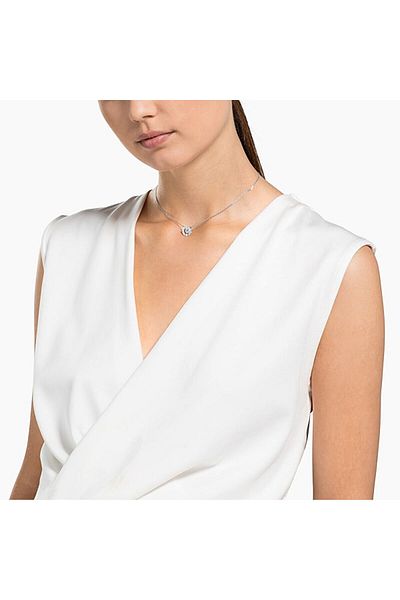 Swarovski 5286137 Sparkling Necklace - Necklace CZWH/CRY/RHS
