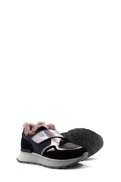 FAST STEP Pantofi de damă casual din piele naturală din shearling - 757KZA24056