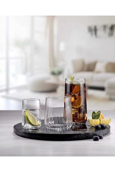 Paşabahçe Nova 18 Piece Water Soft Drink Coffee Side Glass Set 96961