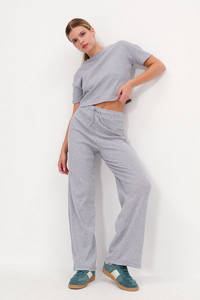 Addax Crew Neck Short Sleeve Bottom-Top Suit Tkm13115-R6