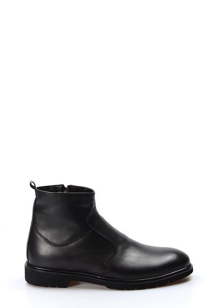 FAST STEP Genuine Leather & Fur Men's Classic Boots 711Kma213