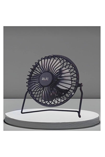 abnturk HL-4A Masa Üstü Usb Fan Soğutucu Usb Girişli Metal Mini Fan Vantilatör