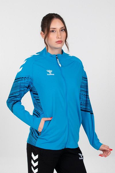 hummel Line Camping Φούτερ Μπλούζα Τυρκουάζ