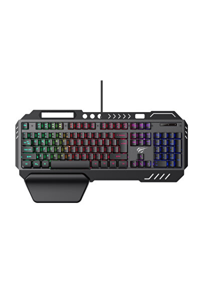Havit Gamenote KB838L Rainbow Aydınlatma Metal Oyuncu Klavyesi