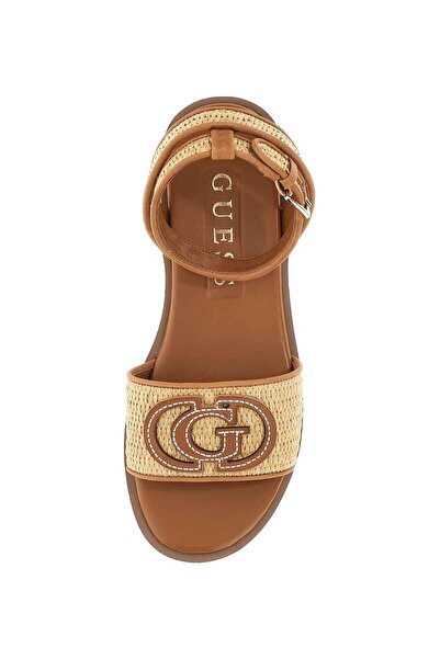 Guess Kadın Siyona Casual Shoes Sandalet - Kahverengi
