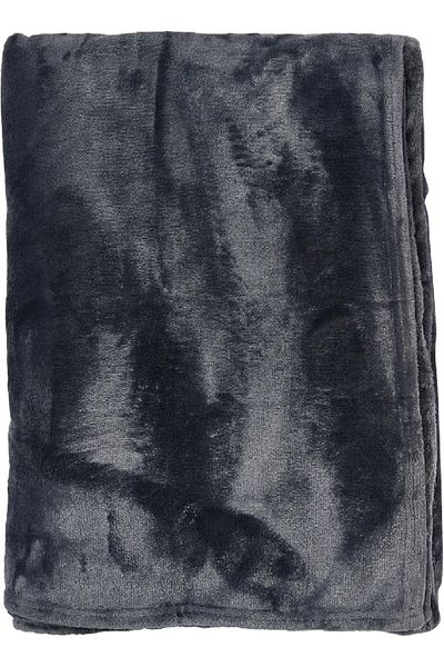 RISHAHOME Single Size Flannel Fleece Blanket – 150x200cm, Grey, Soft, All-Season Throw
