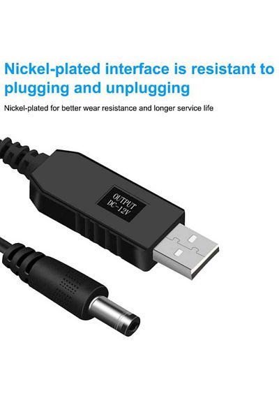 SP USB Power Cable for Router, USB Light and Audio 1 Meter Black