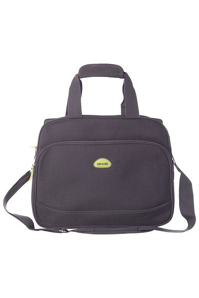 Lamonza Trip airplane bag, 37x29x14 cm, 400 gr, attachable to trolley handle, gray