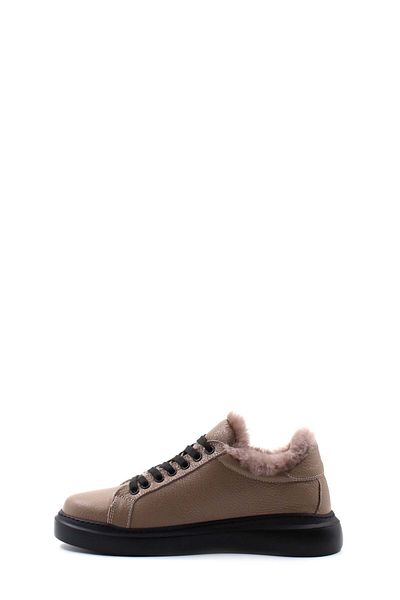 FAST STEP Γυναικεία παπούτσια casual από γνήσιο δέρμα Shearling - 160KZA950