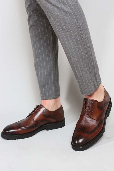 FAST STEP Genuine Leather Men's Classic Shoes 237Ma625