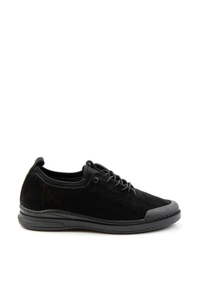 Bambi Siyah Leather Erkek Sneaker E01084240802