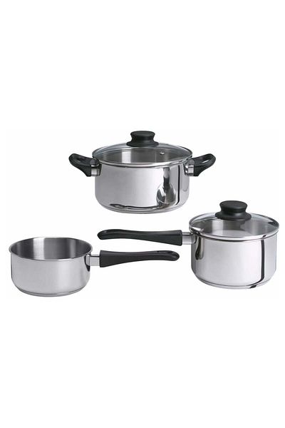 IKEA Annons 3-Piece Steel Pot 90207402