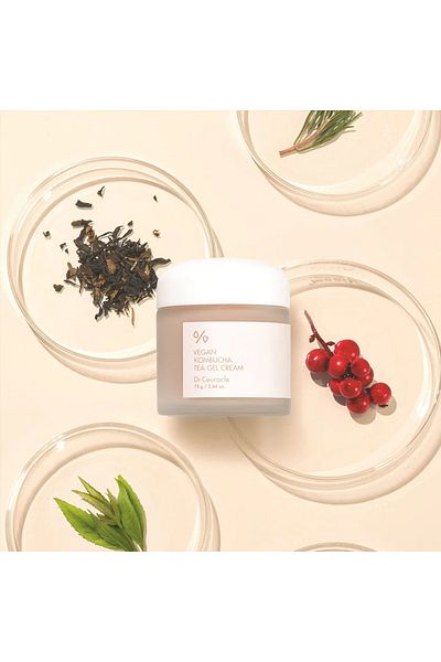 Dr.Ceuracle Face cream with gel texture, Vegan Kombucha Tea Gel Cream, Dr. Ceuracles, 75g