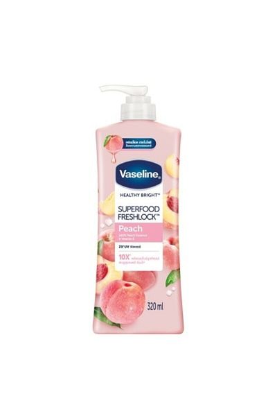 Vaseline Superfood Freshlook Peach Lotion 320ml