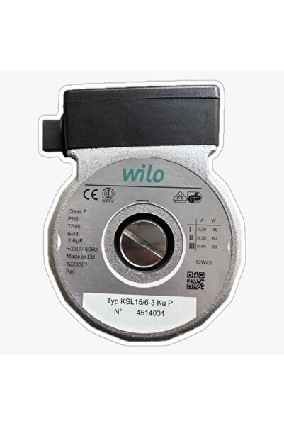 Wilo Vaillant Ferroli Ariston Wilo Pompa Kombi Sirkülasyon Motoru 82w