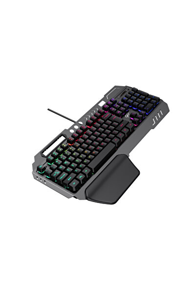 Havit Gamenote KB838L Rainbow Aydınlatma Metal Oyuncu Klavyesi