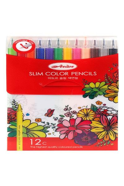 Dong-A Ardor 2 mm Kuruboya Pen 12 Color Set