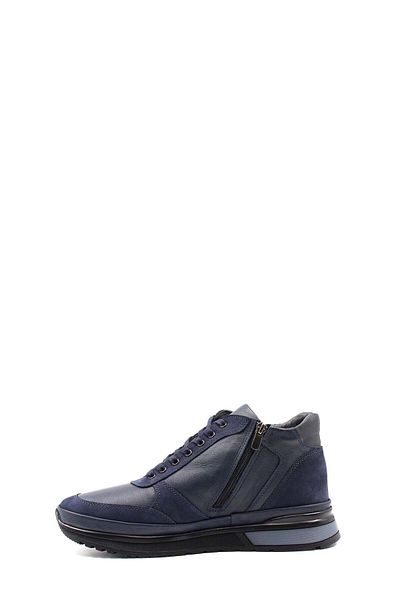 FAST STEP Ανδρικές μπότες casual - Γνήσιο δέρμα και γούνα με λεπτομέρειες 856KMA3292
