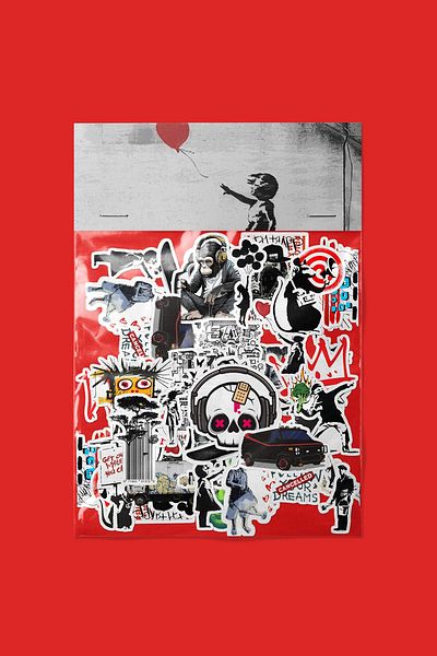 dadi ramba Street Art Sticker Pack -Bullet Journal- Agenda -Laptop Sticker Decal