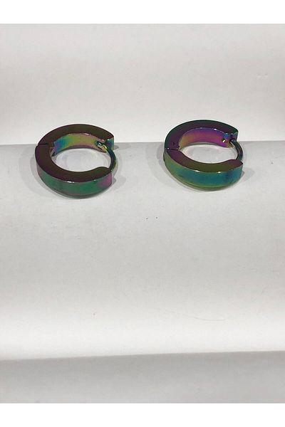 Bijutek Stainless Steel Men's Steel Patterned and Dangle Earrings