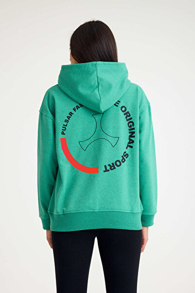 Pulsar Hanorac cu glugă Hanorac verde