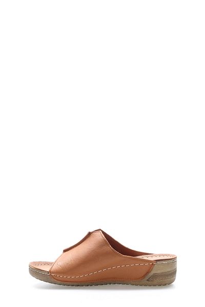 FAST STEP Papuci de damă din piele naturală cu toc pană 972ZA223