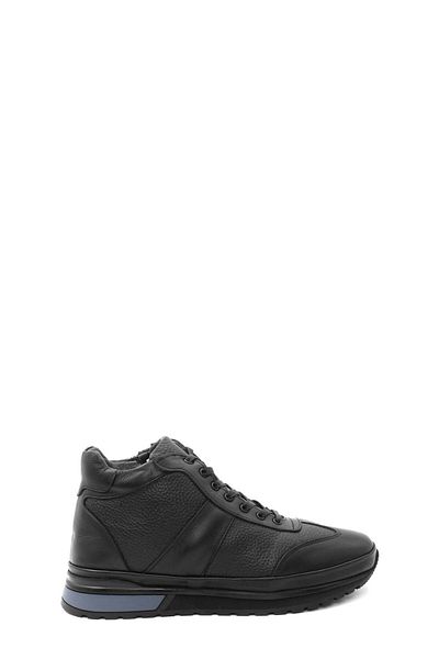 FAST STEP Men's Sports Boots - Genuine Leather and Fur Detail 722Kma306