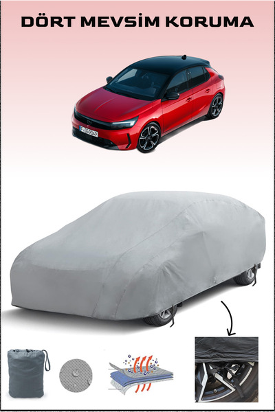 Breen Opel Corsa F Uyumlu Araba Brandası, Oto Branda, Araba Çadırı, Su-Güneş Geçirmez