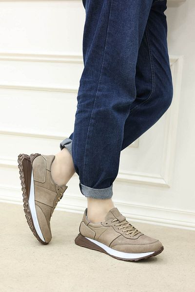 FAST STEP Ανδρικά παπούτσια casual από γνήσιο δέρμα - 161MA215