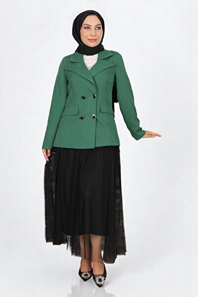 Missvalle Μπουφάν και φούστα Τούλι κοστούμι Emerald 19151
