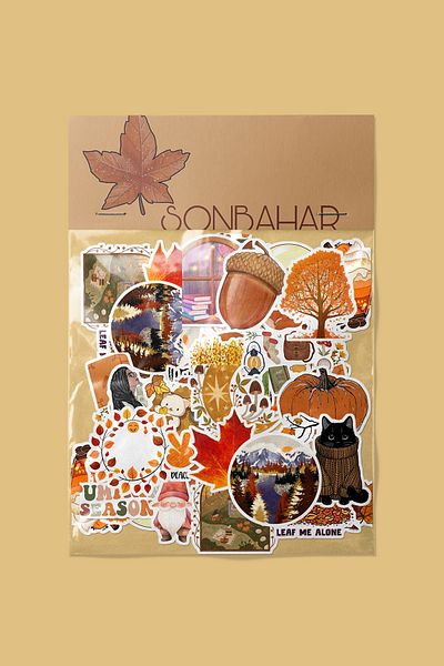 dadi ramba Autumn Sticker Pack -Bullet Journal- Agenda -Laptop Sticker Sticker
