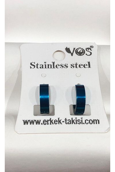 Bijutek Stainless Steel Men's Steel Patterned and Dangle Earrings