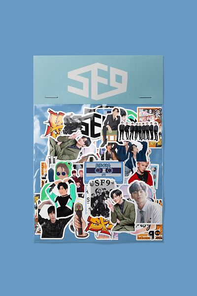 dadi ramba Sf9 Sticker Pack -Bullet Journal- Agenda -Laptop Sticker Decal