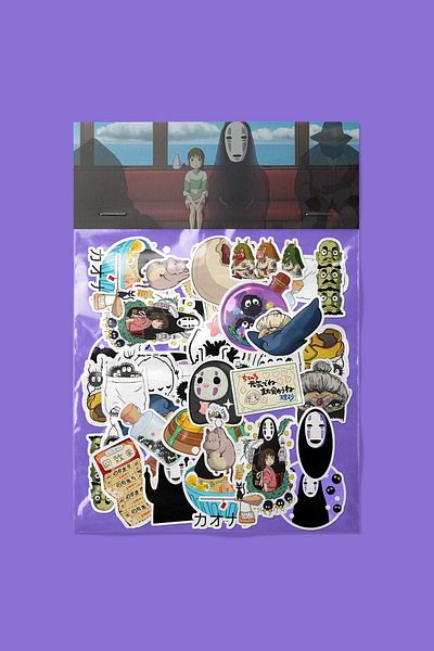 dadi ramba Spirited Away Sticker Pack -Bullet Journal- Agenda -Laptop Label Sticker