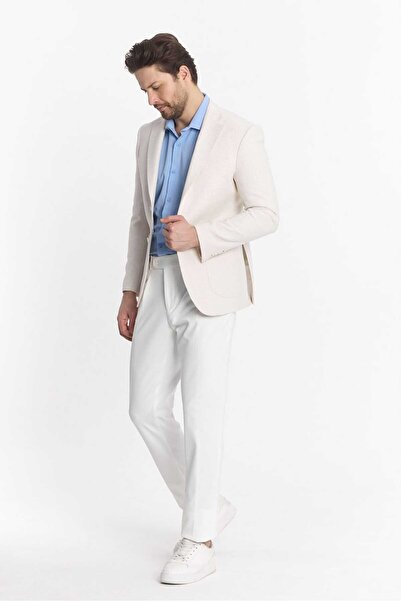 Savira slimfit ceket yünlü karışımlı kışlık kumaş drop 6 astarsız yeni sezon