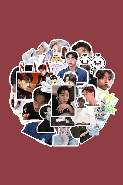dadi ramba San (Ateez) Sticker Pack -Bullet Journal- Agenda -Laptop Label Sticker