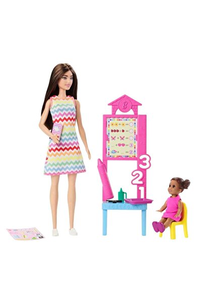 Barbie Bakım Temalı Kariyer Oyun Setleri - Öğretmen JCR76