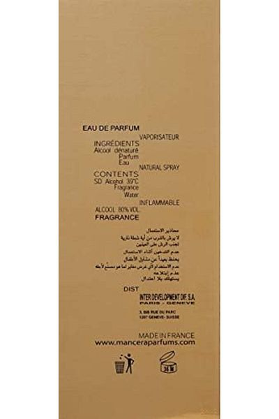 Mancera عطر روزيز غريدي أو دو بارفان من مانسيرا - للنساء، 120 مل