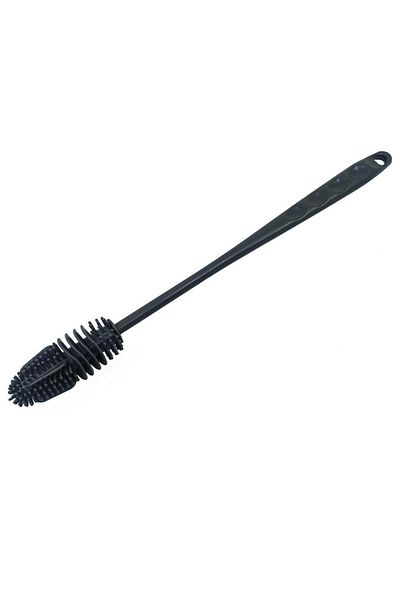Pisicik 33cm Silicone Long Handle Glass Bottle Cup Jar Baby Bottle Washing Brush Cleaning Brush
