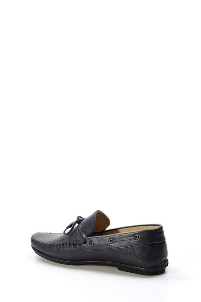 FAST STEP Men's Navy Blue Comfortable Sole Loafer Shoes Business Office Daily Orthopedic Shoes 628ma01