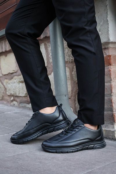 FAST STEP Ανδρικά παπούτσια casual από γνήσιο δέρμα - 161MA222