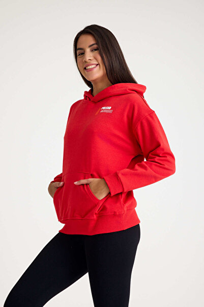 Pulsar Hooded Sweatshirt Hoodie Red