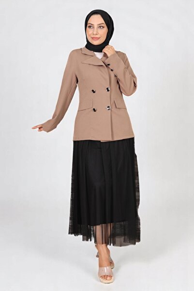 Missvalle Μπουφάν και φούστα Tulle Suit Mink 19151