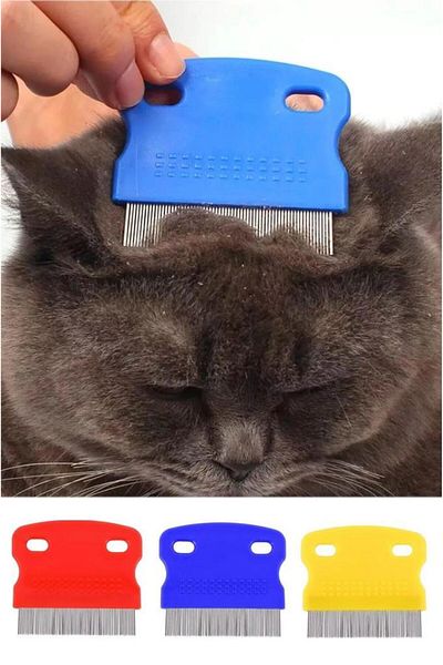 sanal trend 3 Pieces Cat Dog Hair Lice Flea Collector Collecting Cleaning Comb