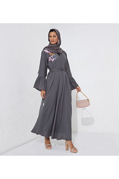 Rosette Abaya Gray Mix-Mitifs